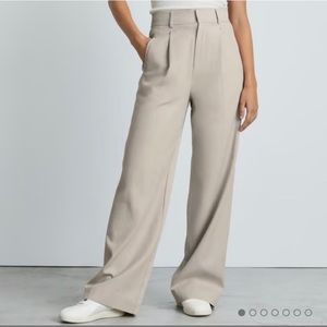 Everlane Way High Drape Pant Sandstone